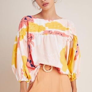 Marimekko Mukura Pioni Blouse NWT size M